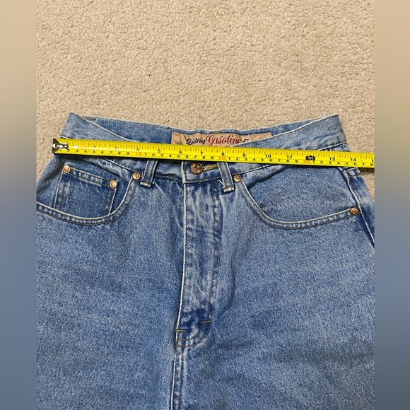 District Gasoline Vintage high waisted blue denim jeans (size 6) - Picture 6 of 11